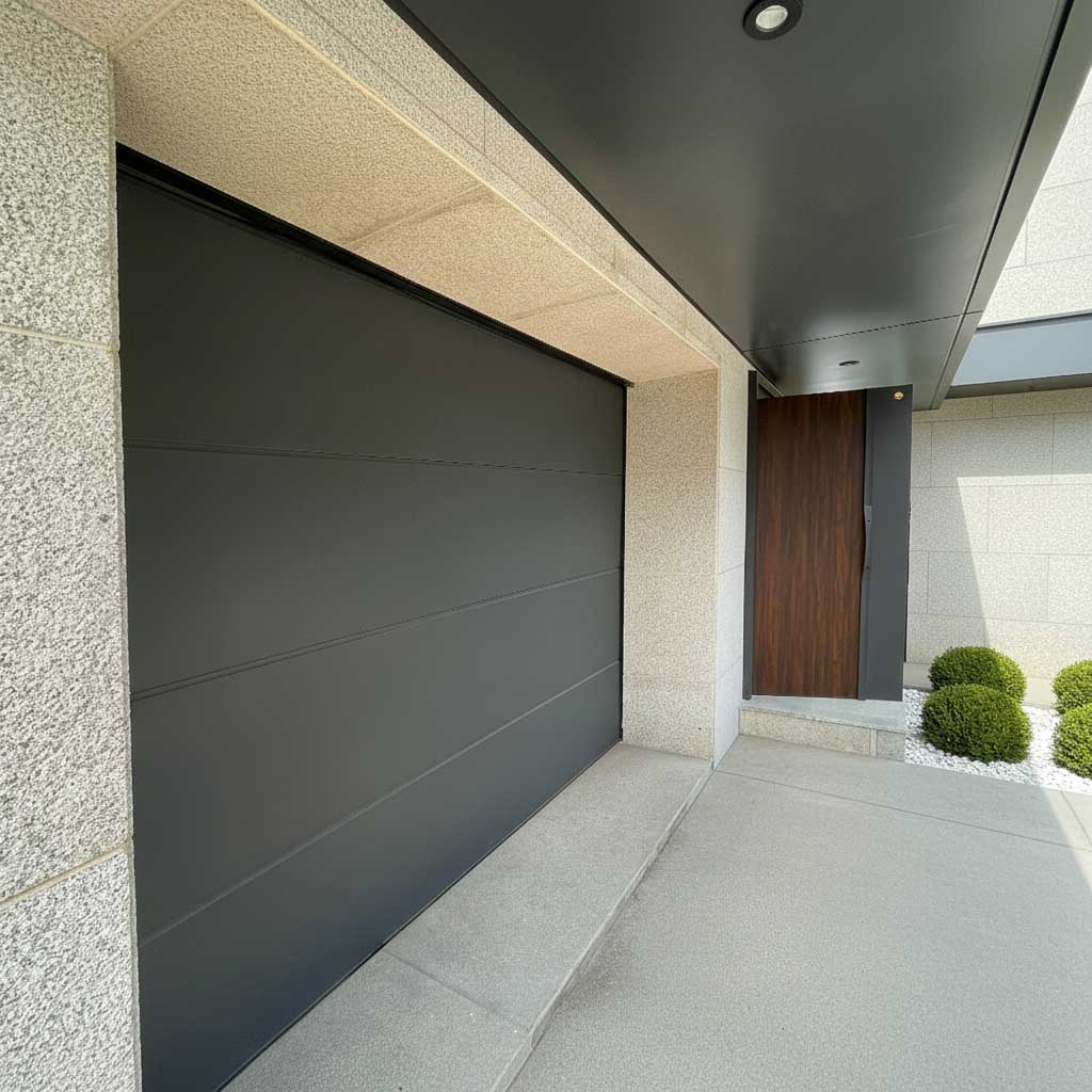 Epe luzerako erabiltzeko diseinatutako garaje-ate iraunkorrak