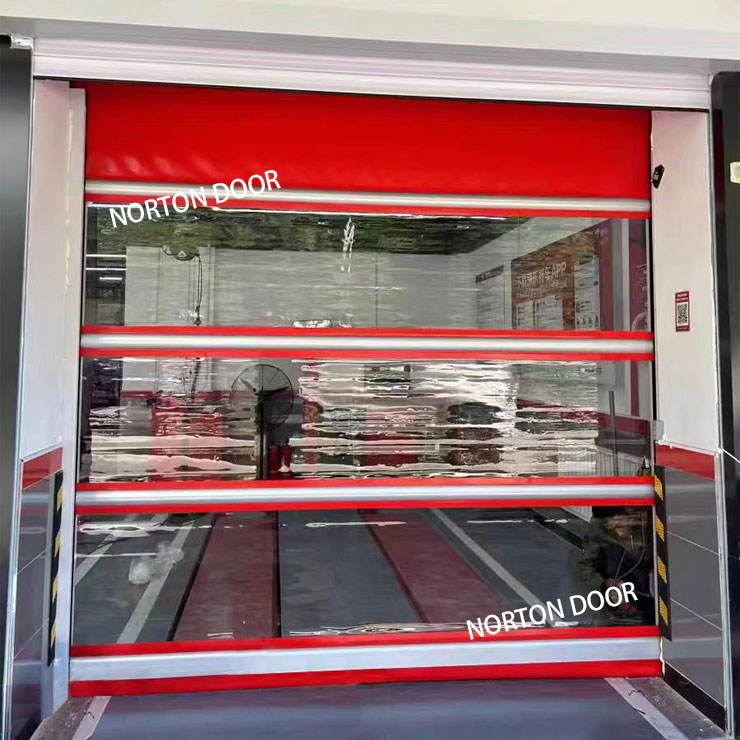 Azkar mugitzen kanpoko Carwash automatikoki PVC abiadura handiko abiadura automatikoa